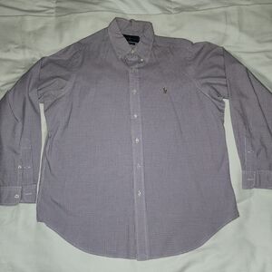 Ralph Lauren Red, White,& Blue button down